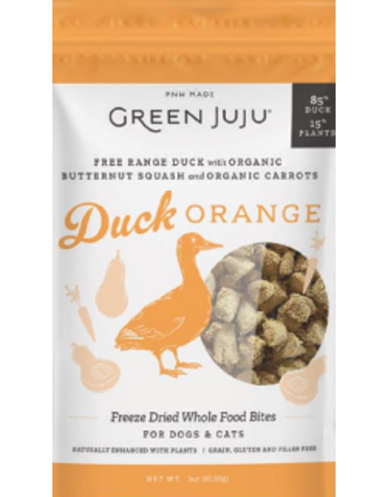 Green Juju Green Juju Freeze Dried Treats | Duck Orange 3 oz