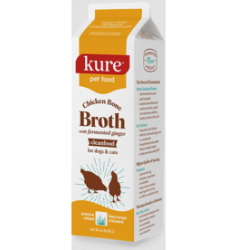 Kure Pet Food Kure Pet Food | Raw Fermented Chicken Bone Broth 32 oz (*Frozen Products for Local Delivery or In-Store Pickup Only. *)