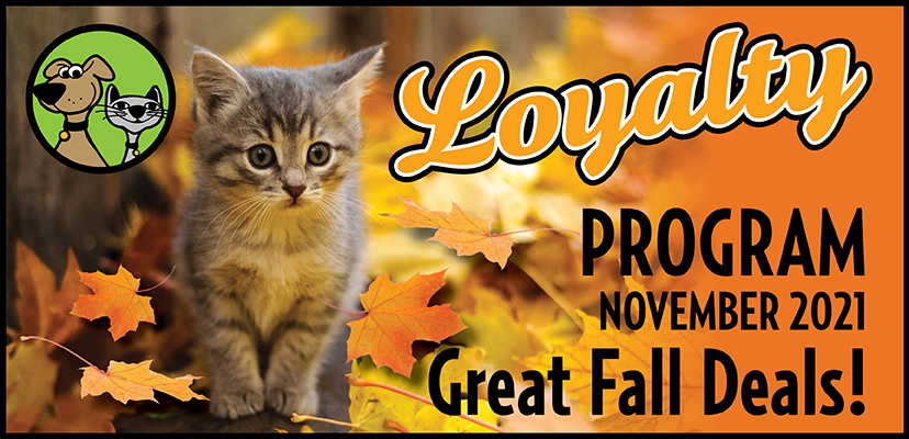 November Savings On Natural Pet Food & Treats