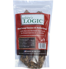Nature's Logic Nature's Logic Treats | Beef Lung Bites 3.5 oz