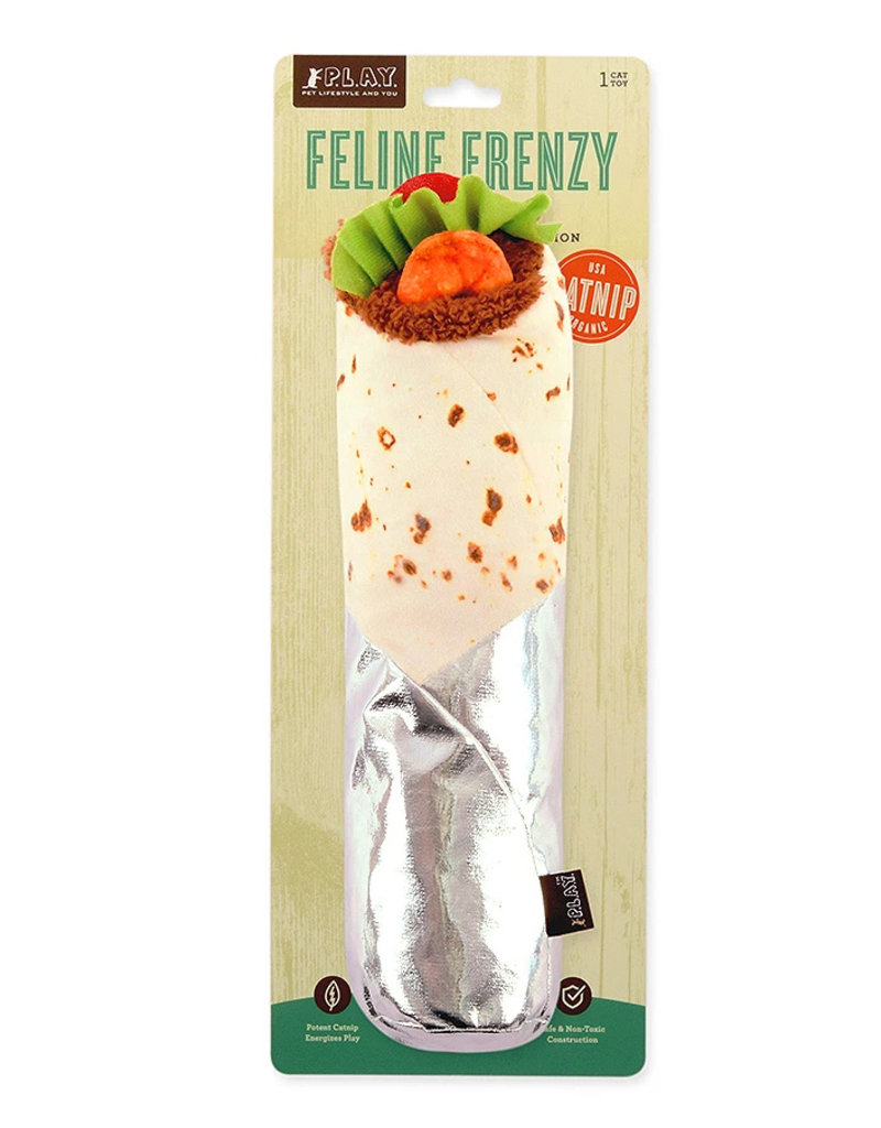 PLAY P.L.A.Y Feline Frenzy Cat Toys | Shrimp Purrito Kicker