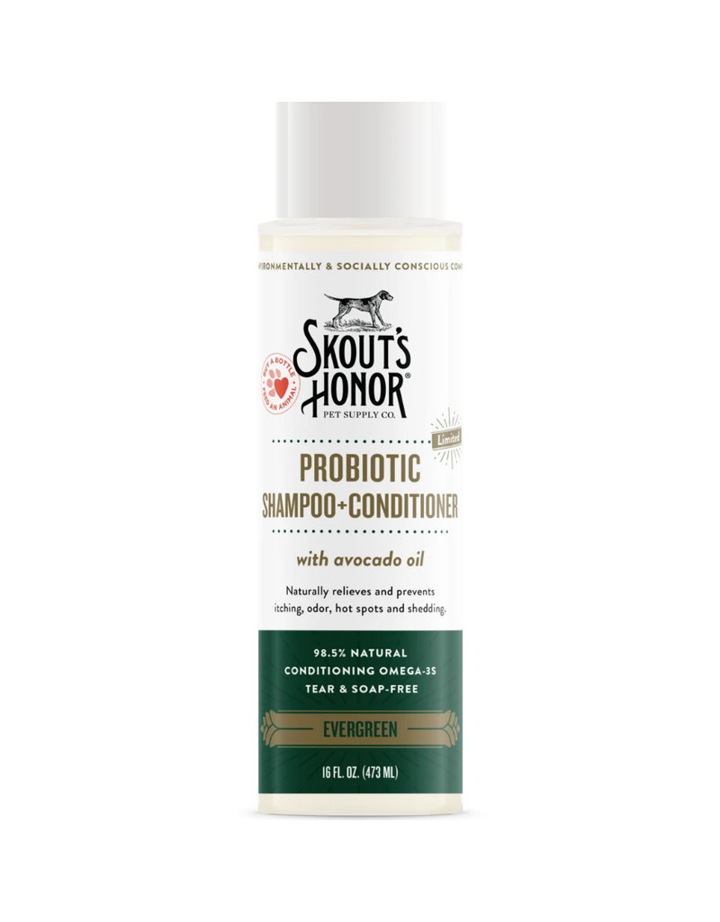 Skout's Honor Skout's Honor Grooming | Probiotic Shampoo & Conditioner / Evergreen 16 oz