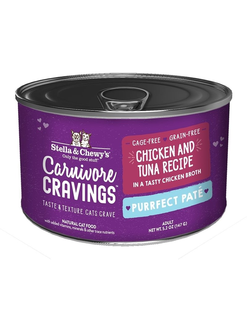 Stella & Chewy's Stella & Chewy's Carnivore Cravings Canned Cat Food Purrfect Pate | Chicken & Tuna 5.2 oz CASE