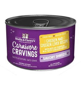 Stella & Chewy's Stella & Chewy's Carnivore Cravings Canned Cat Food Purrfect Pate | Chicken & Chicken Liver 5.2 oz CASE