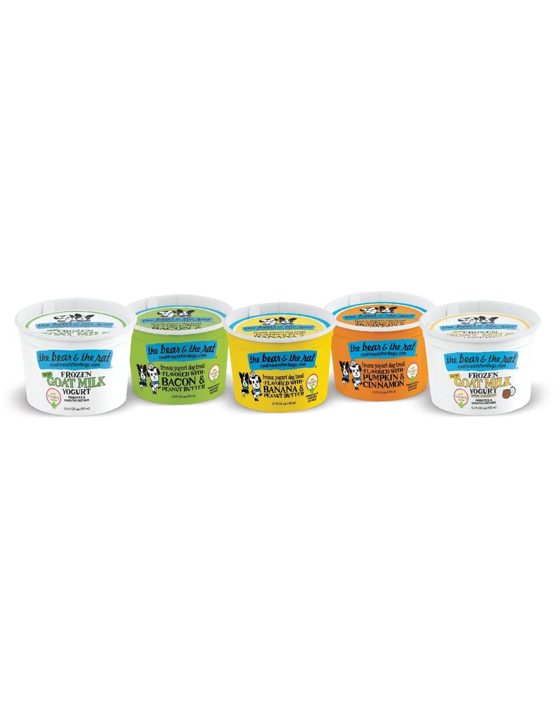 The Bear & The Rat The Bear & The Rat Frozen Goat Milk Yogurt with Coconut 4 pk CASE (*Frozen Products for Local Delivery or In-Store Pickup Only. *)