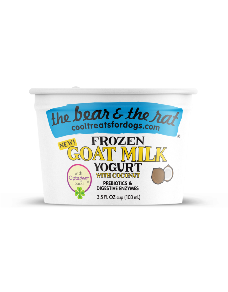 The Bear & The Rat The Bear & The Rat Frozen Goat Milk Yogurt with Coconut 4 pk CASE (*Frozen Products for Local Delivery or In-Store Pickup Only. *)