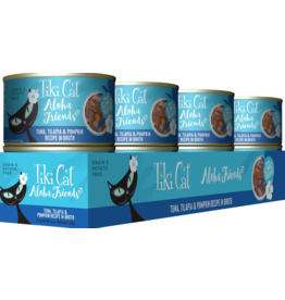 Tiki Cat Tiki Cat Aloha Friends Canned Cat Food Tuna w/ Tilapia & Pumpkin 5.5 oz CASE