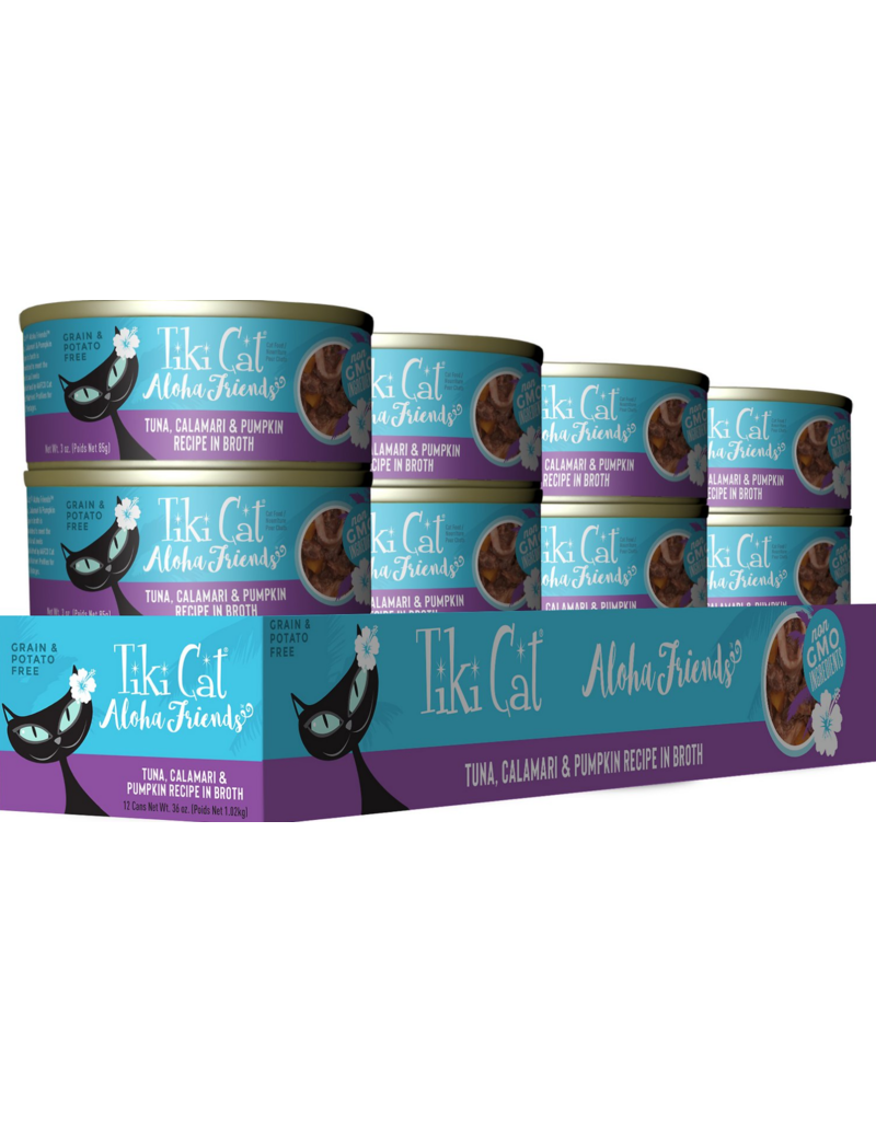 Tiki Cat Tiki Cat Aloha Friends Canned Cat Food Tuna w/ Calamari & Pumpkin 3 oz single