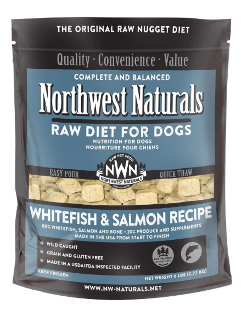 Northwest Naturals Northwest Naturals Frozen Dog Food Whitefish & Salmon 6 lb CASE (*Frozen Products for Local Delivery or In-Store Pickup Only. *)