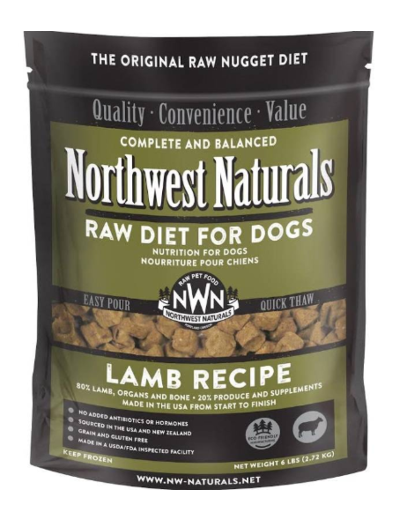 Northwest Naturals Northwest Naturals Frozen Dog Food Lamb 6 lb CASE (*Frozen Products for Local Delivery or In-Store Pickup Only. *)