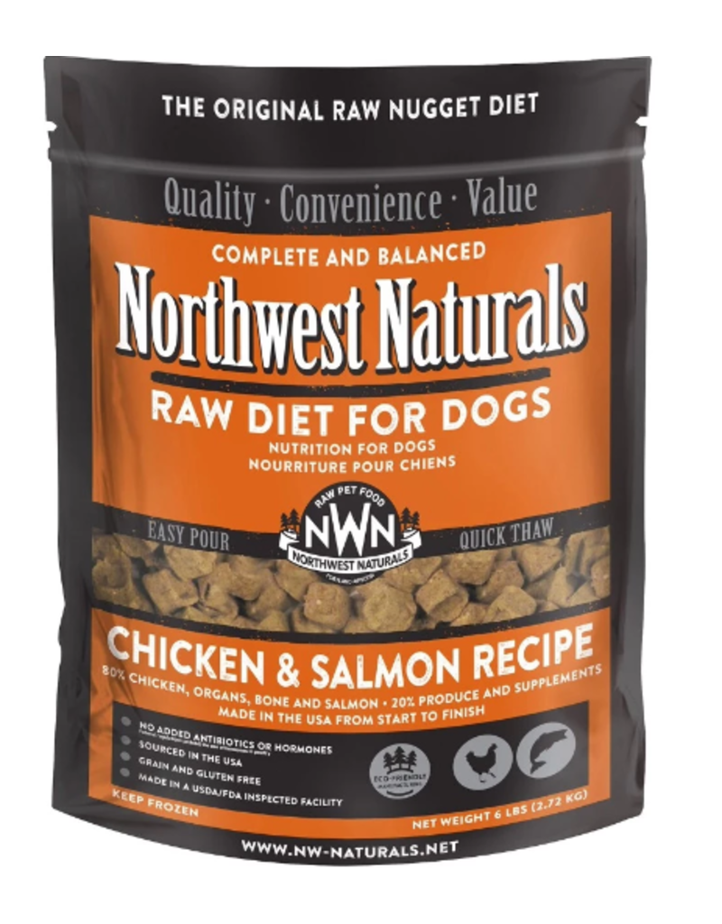 Northwest Naturals Northwest Naturals Frozen Dog Food Chicken & Salmon 6 lb CASE (*Frozen Products for Local Delivery or In-Store Pickup Only. *)