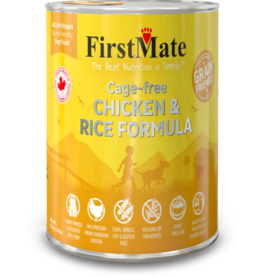 Firstmate FirstMate Canned Dog Food Grain-Friendly Cage-Free Chicken & Rice 12.2 oz CASE