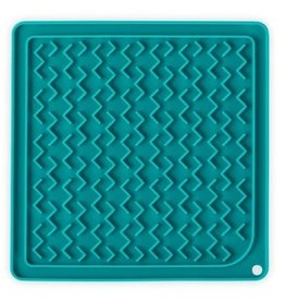 Messy Mutts Messy Mutts | Silicone Lick Mat 8" x 8" Blue