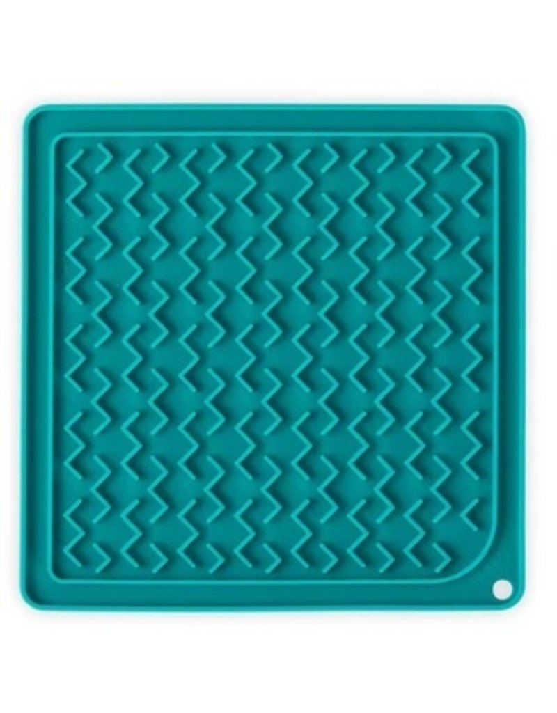 Messy Mutts Messy Mutts | Silicone Lick Mat 8" x 8" Blue