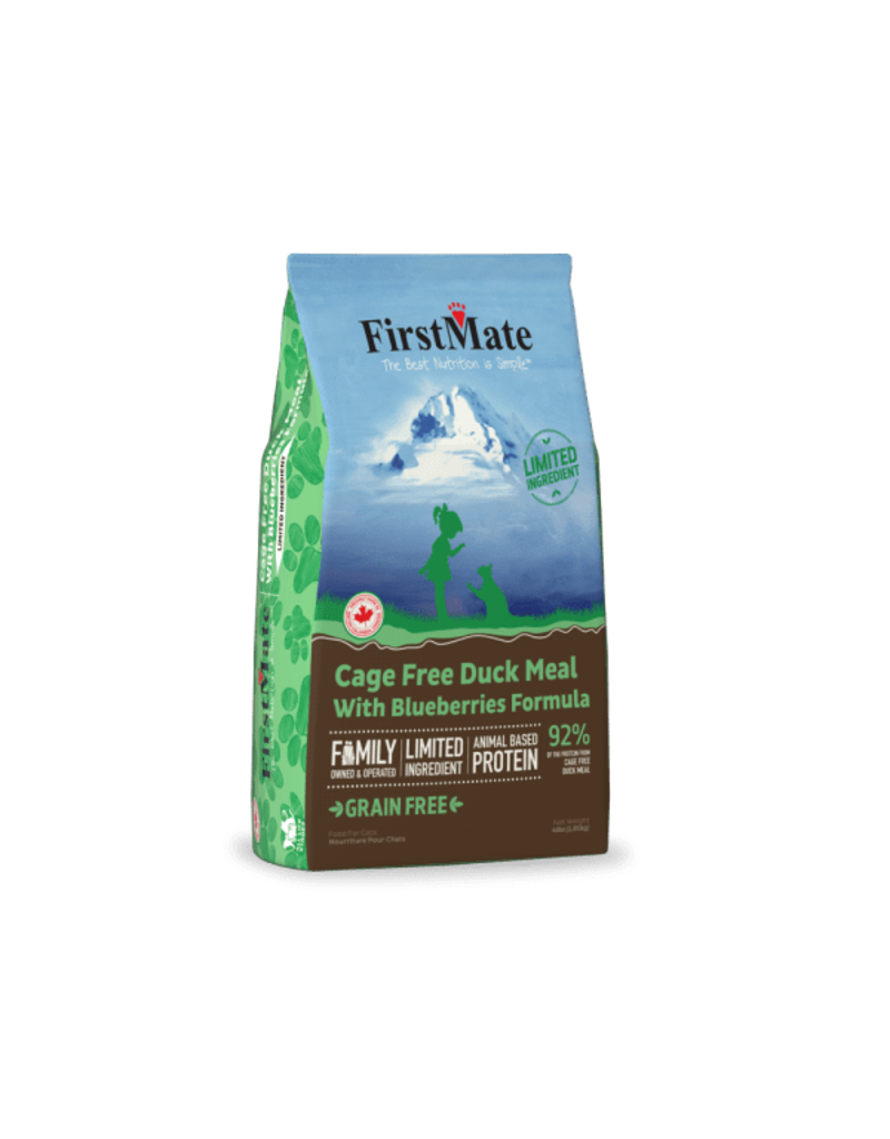 Firstmate FirstMate Grain-Free Cat Kibble | Duck with Blueberries 10 lb