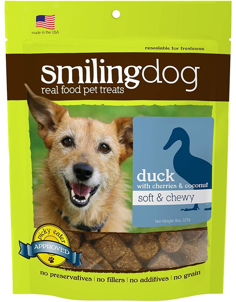 Herbsmith Herbsmith SmilingDog Soft & Chewy Treats | Duck w/ Cherries & Coconut 8 oz