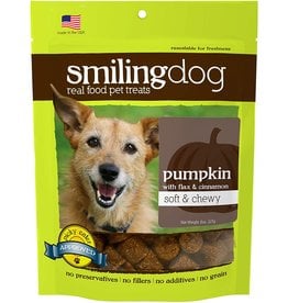 Herbsmith Herbsmith SmilingDog Soft & Chewy Treats | Pumpkin w/ Flax & Cinnamon 8 oz