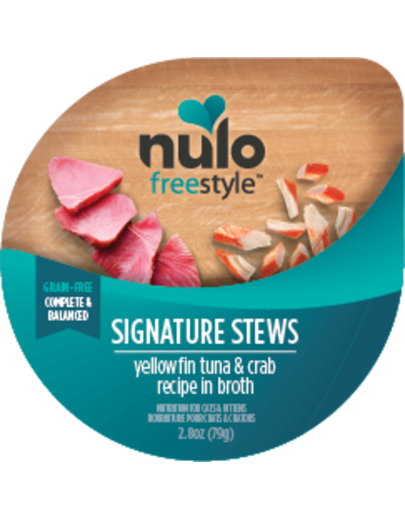 Nulo Nulo Freestyle Canned Cat Food | Yellowfin Tuna & Crab Stew 2.8 oz single