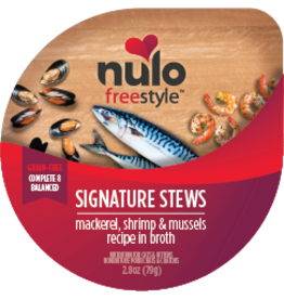 Nulo Nulo Freestyle Canned Cat Food | Mackerel, Shrimp, & Mussel Stew 2.8 oz single