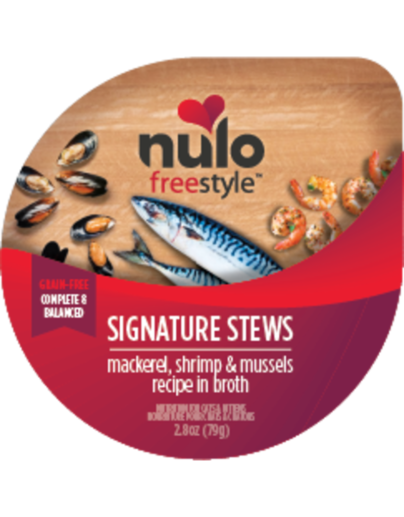 Nulo Nulo Freestyle Canned Cat Food | Mackerel, Shrimp, & Mussel Stew 2.8 oz CASE