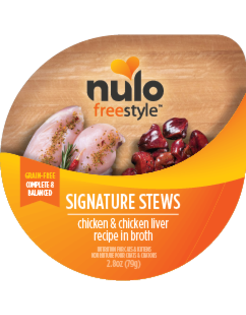 Nulo Nulo Freestyle Canned Cat Food | Chicken & Chicken Liver Stew 2.8 oz CASE