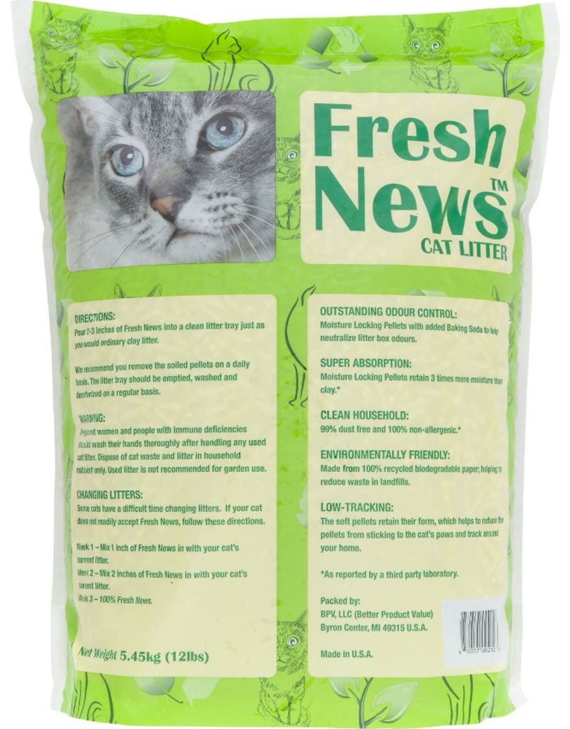 Fresh News Fresh News Recycled Paper Cat Litter 4 lb