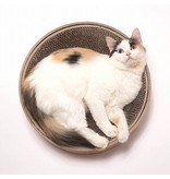 Necoichi Necoichi Cat Scratcher | Cozy Cat Scratcher Bowl Oak Large