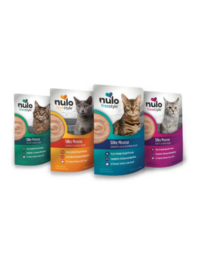 Nulo Nulo Silky Mousse Cat Pouches | Chicken & Duck 2.8 oz CASE