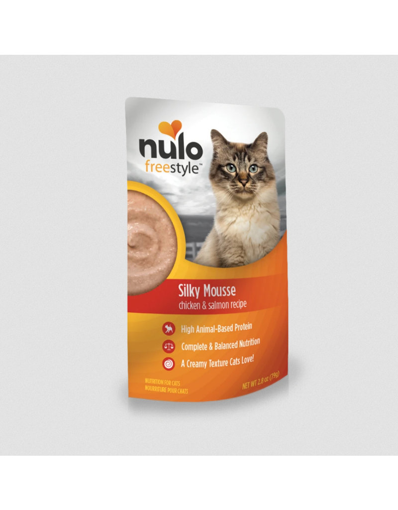 Nulo Nulo Silky Mousse Cat Pouches | Chicken & Salmon 2.8 oz single