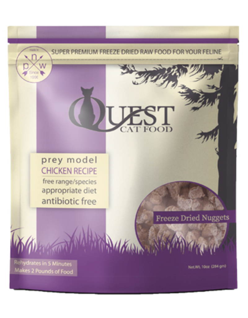 Steve's Real Food Steve's Quest Freeze Dried Cat Nuggets | Chicken 10 oz