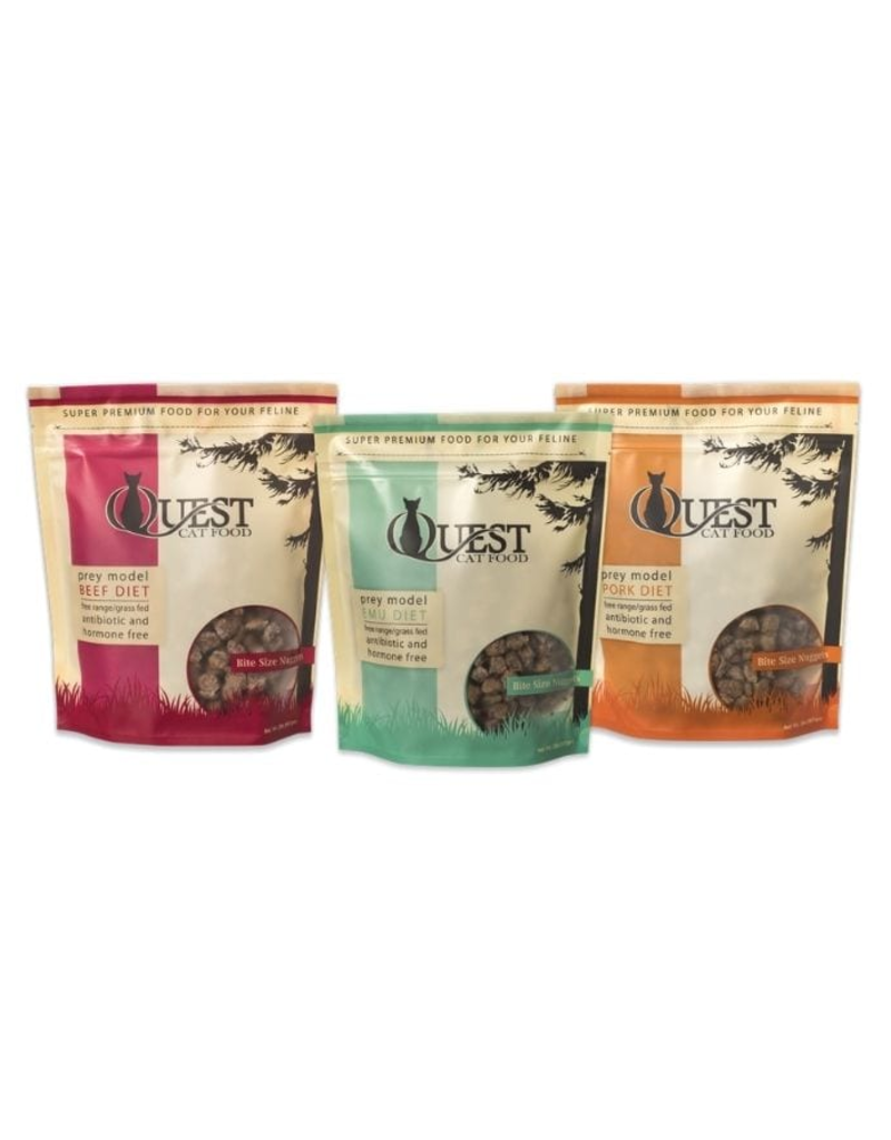 Steve's Real Food The Pet Beastro Steve's Real Food Quest Frozen Cat Nuggets Pork 2 lb For Raw Feeding and High Protein Diets (*Frozen Products for Local Delivery or In-Store Pickup Only. *)