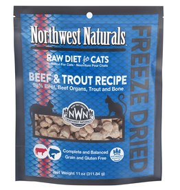 Northwest Naturals Northwest Naturals Freeze Dried Cat Food | Beef & Trout 11 oz