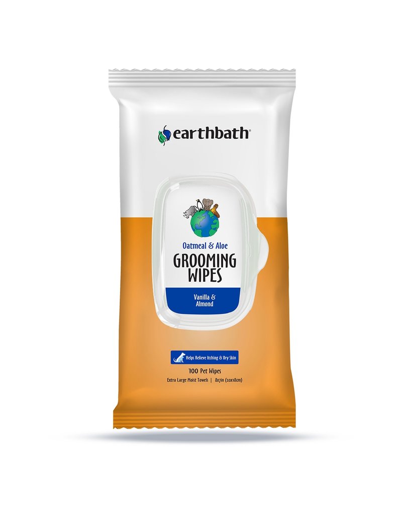 Earthbath Earthbath Dog Grooming Wipes | Oatmeal & Aloe - Vanilla & Almond 30 ct