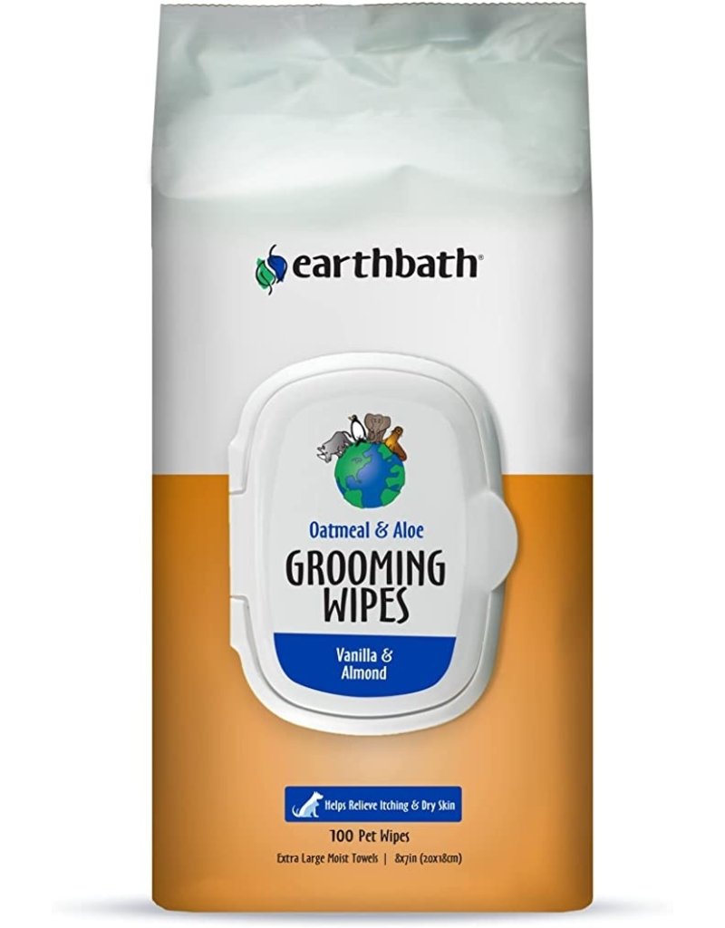 Earthbath Earthbath Dog Grooming Wipes | Oatmeal & Aloe - Vanilla & Almond 100 ct