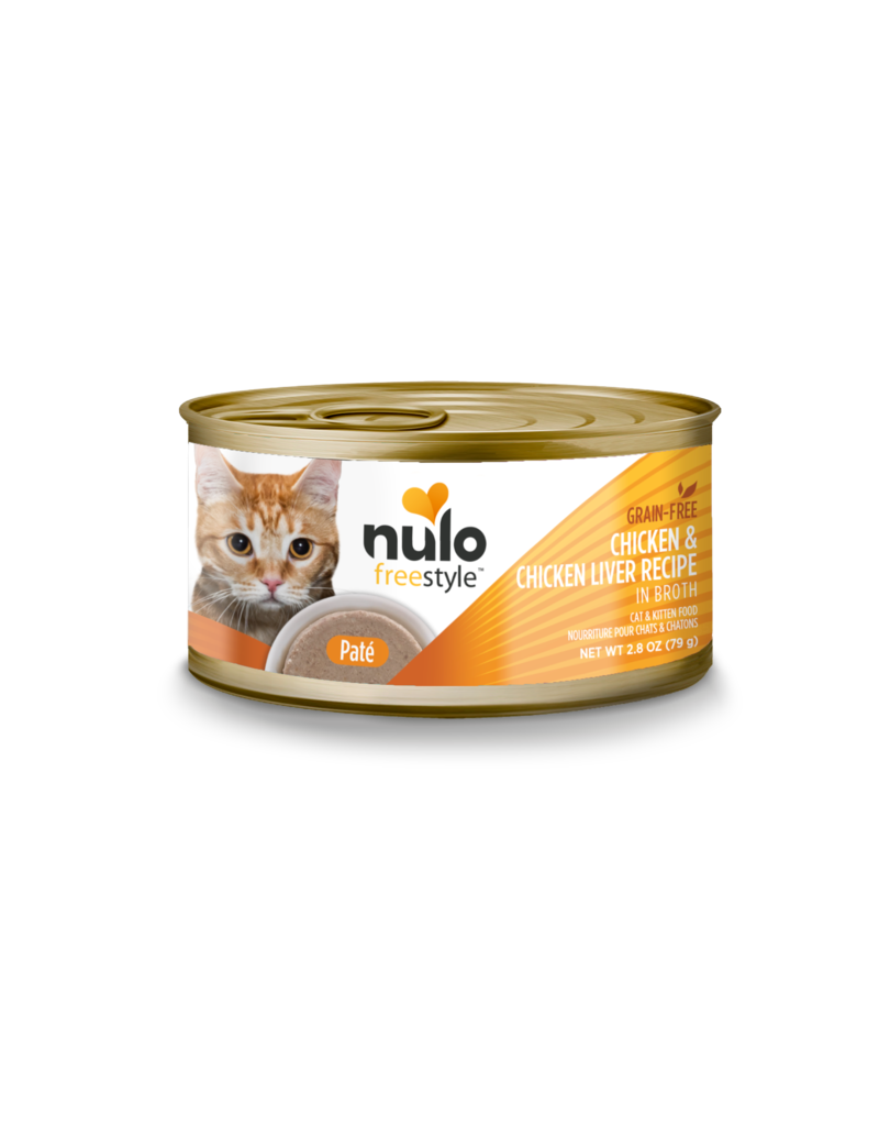 Nulo Nulo Freestyle Canned Cat Food | Chicken & Chicken Liver Pate 2.8 oz single