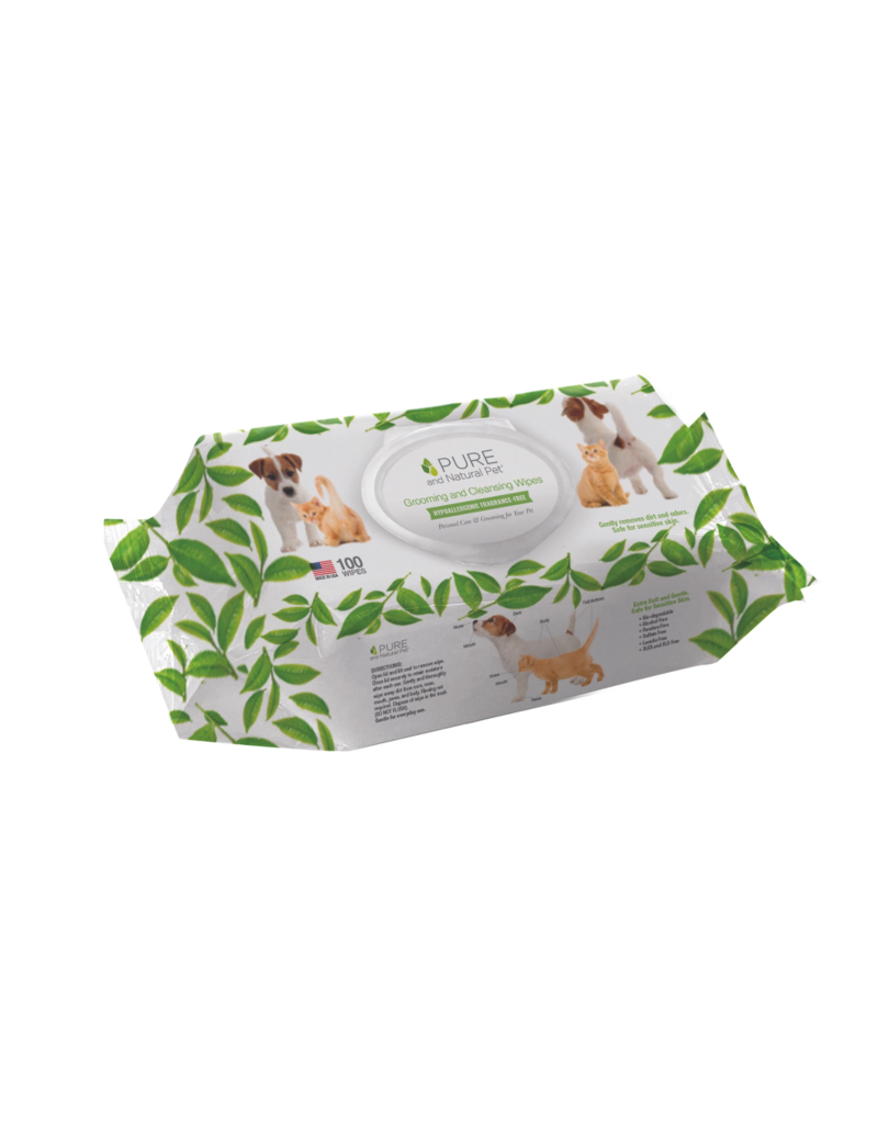 Pure and Natural Pet Pure and Natural Pet | Grooming and Cleansing Wipes 100 ct