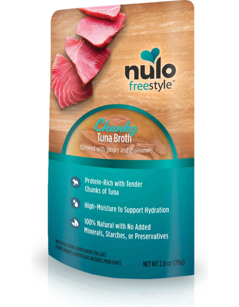 Nulo Nulo Freestyle Cat Food Pouches | Chunky Tuna Broth 2.8 oz CASE
