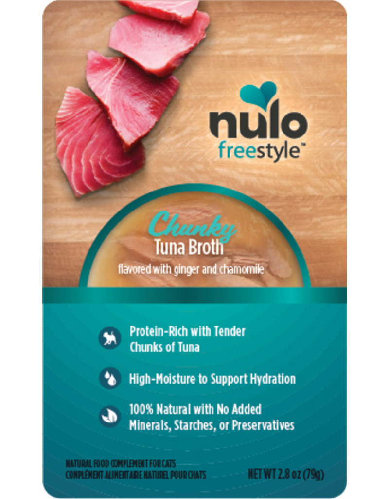 Nulo Nulo Freestyle Cat Food Pouches | Chunky Tuna Broth 2.8 oz single