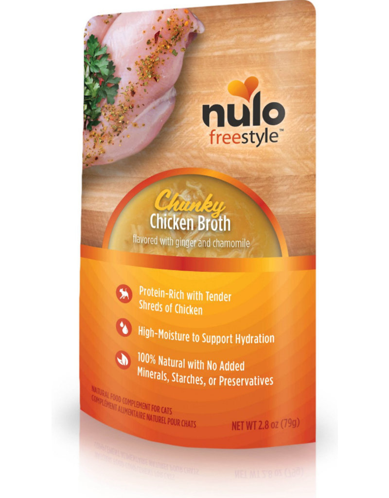 Nulo Nulo Freestyle Cat Food Pouches | Chunky Chicken Broth 2.8 oz single
