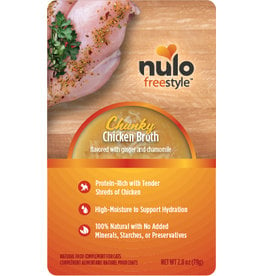 Nulo Nulo Freestyle Cat Food Pouches | Chunky Chicken Broth 2.8 oz CASE