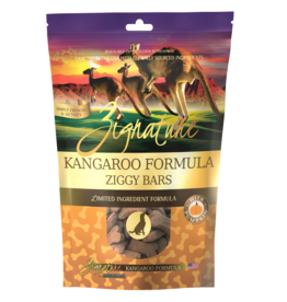 Zignature Zignature Crunchy Dog Treat | Kangaroo Formula Ziggy Bars 12 oz