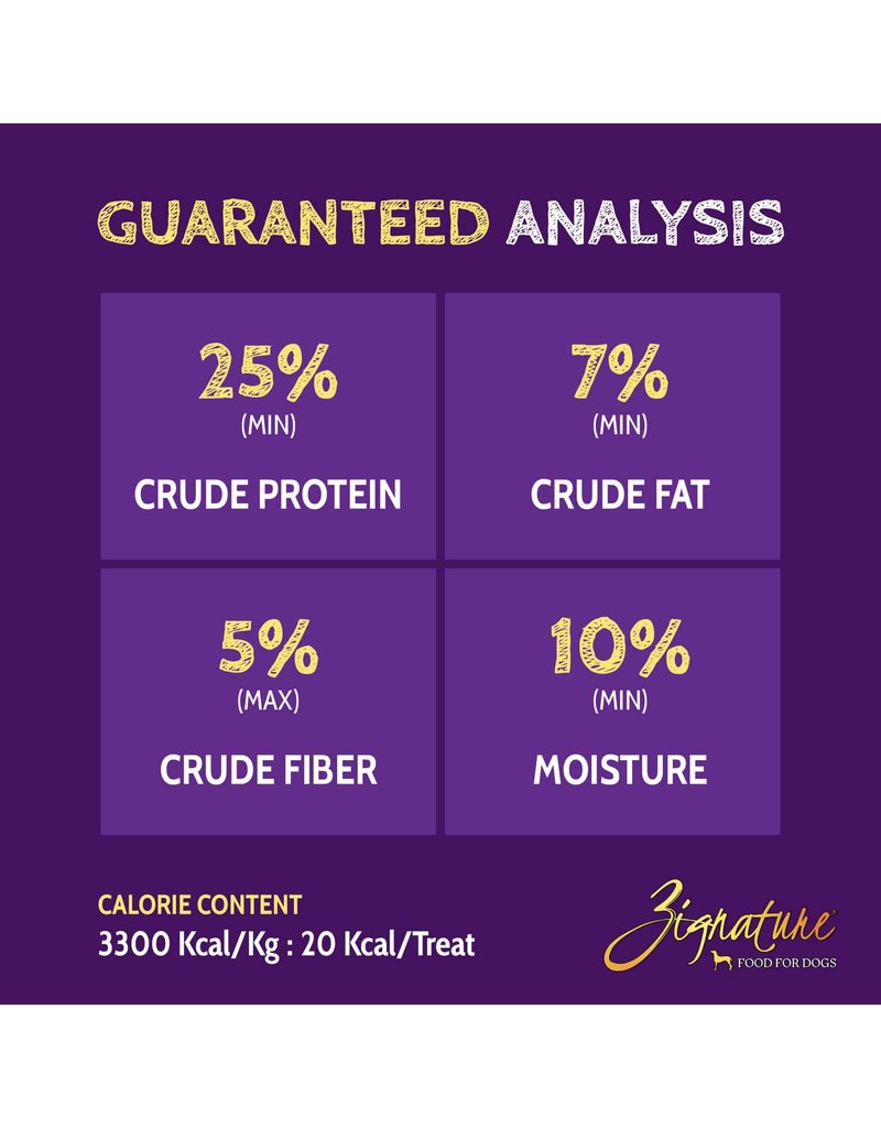 Zignature Zignature Crunchy Dog Treat | Pork Formula Ziggy Bars 12 oz