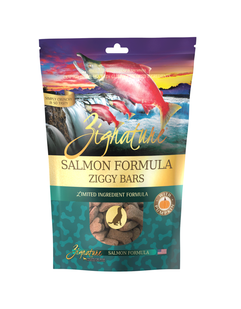 Zignature Zignature Salmon Formula Ziggy Bars 12 oz