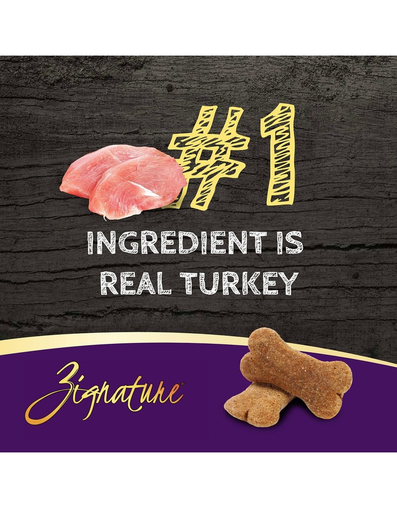 Zignature Zignature Crunchy Dog Treat | Turkey Formula Ziggy Bars 12 oz