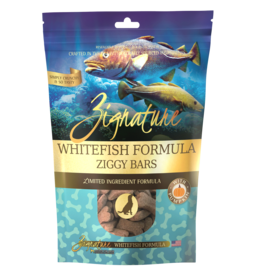 Zignature Zignature Crunchy Dog Treat | Whtiefish Formula Ziggy Bars 12 oz