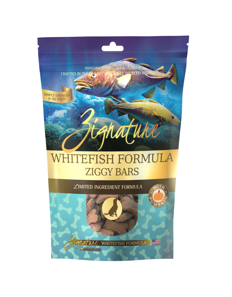 Zignature Zignature Whitefish Formula Ziggy Bars 12 oz