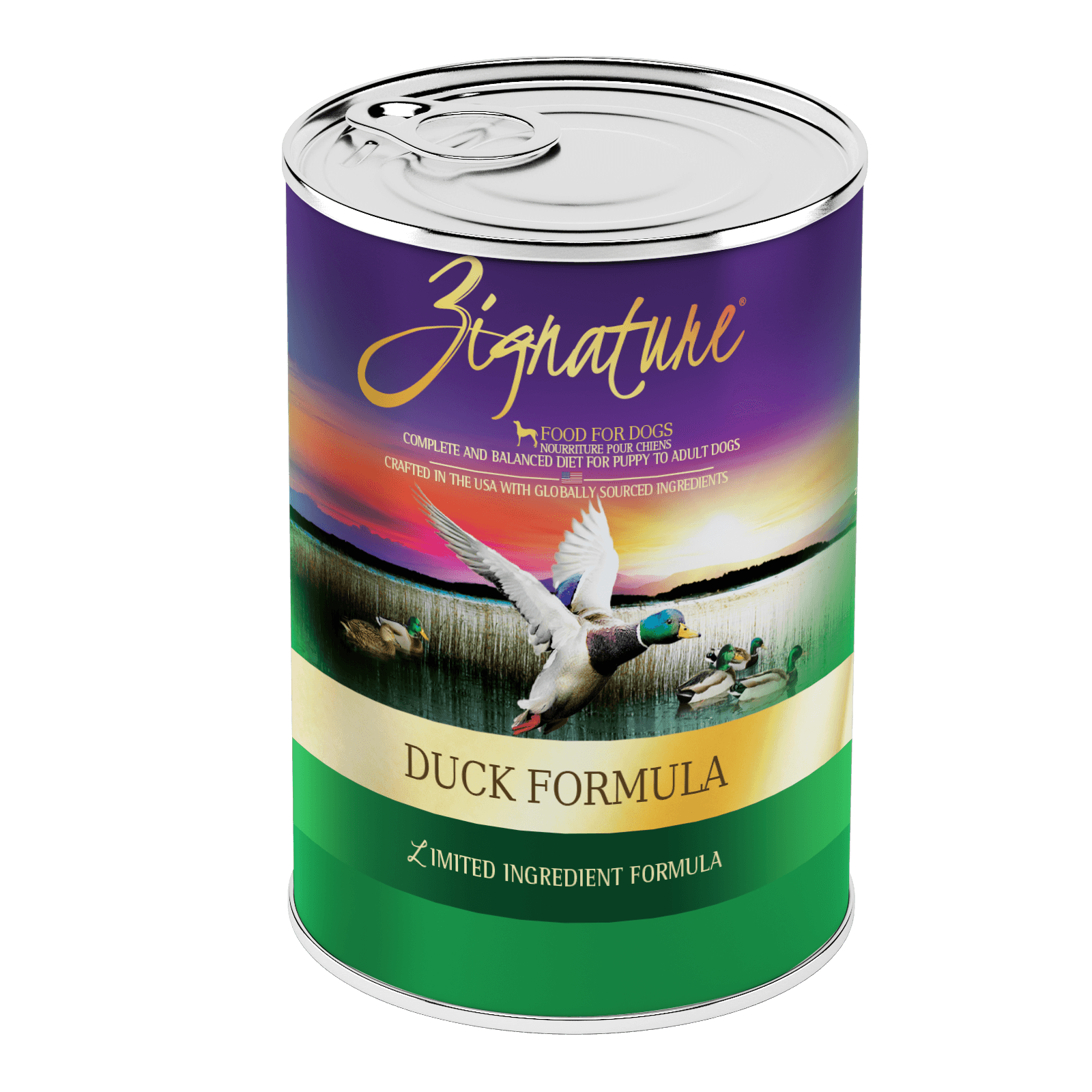 Zignature canned deals dog food