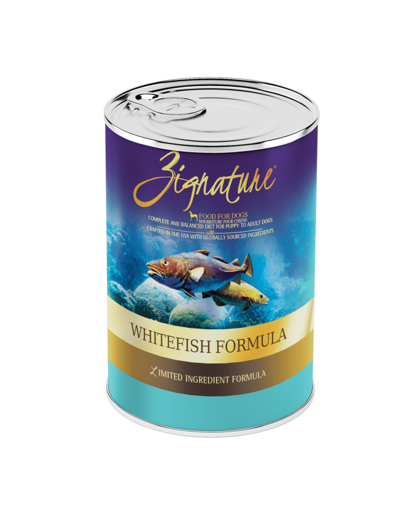 Zignature Zignature Dog Canned Food Whitefish 13 oz single