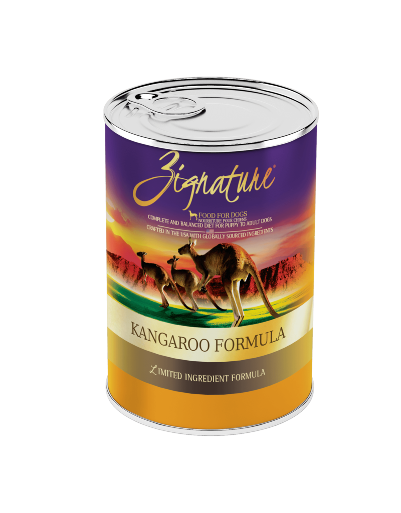 Zignature Zignature Dog Canned Food Kangaroo 13 oz single