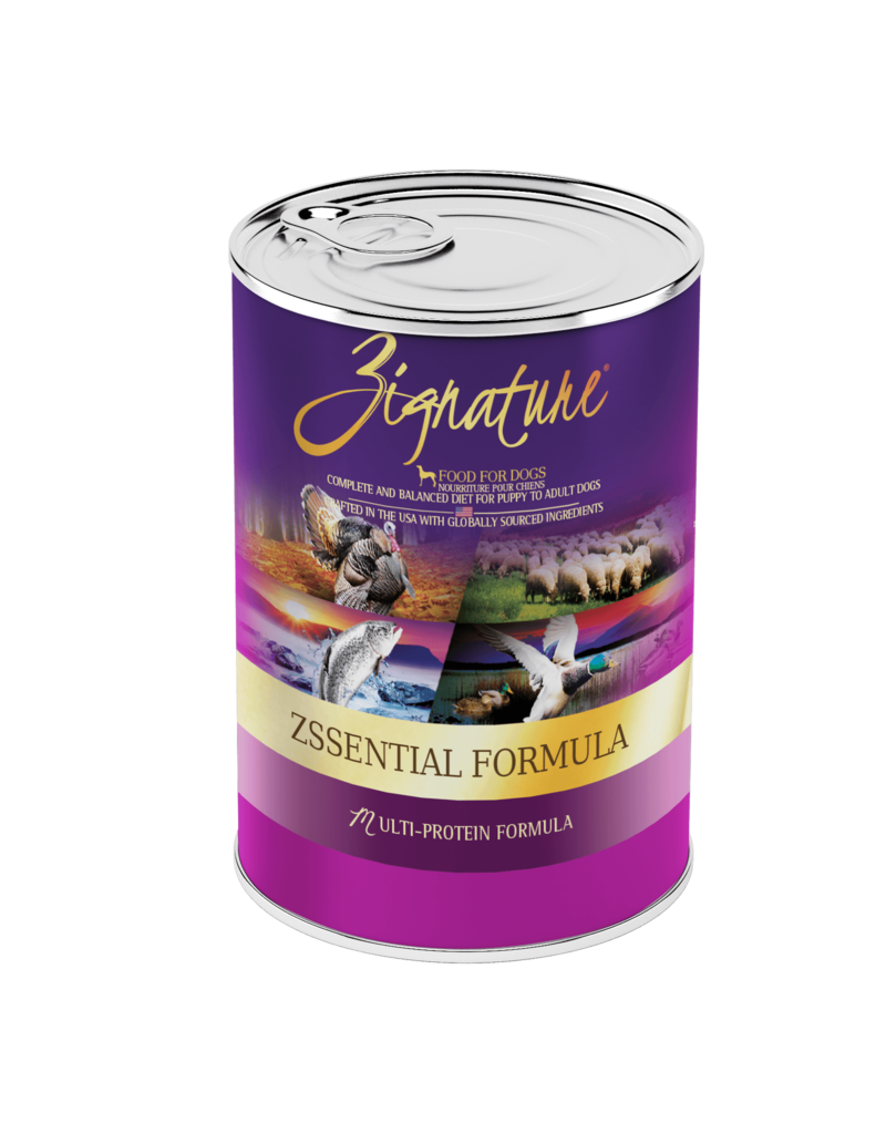 Zignature Zignature Dog Canned Food Zssential 13 oz CASE